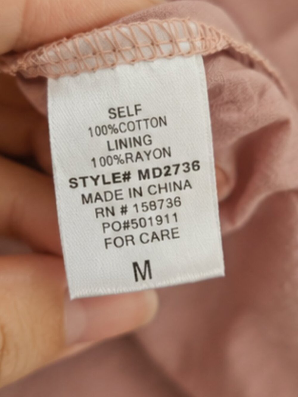 MABLE Romantic Cotton Prairie Revival Maxi Dress Dusty Rose Ruffle Cottagecore M - Picture 7 of 8